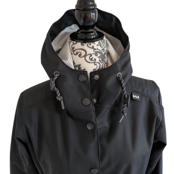 Helly Hansen Kirkwall Rain Coat Outdoor Windproof Womens S Nylon Fisherman Light - Picture 5 of 16